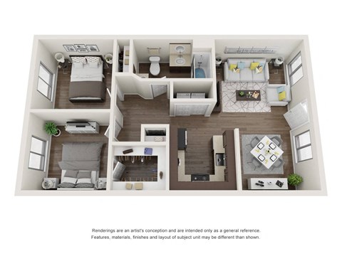 2 bed 1 bath at 60 at Melrose, Phoenix, AZ